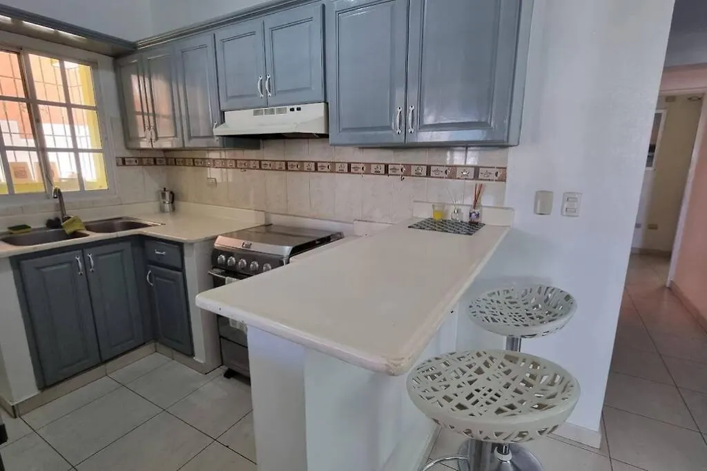 Tropical Inn Ground Floor 2 Bed House With Garage Puerto Plata Apartment